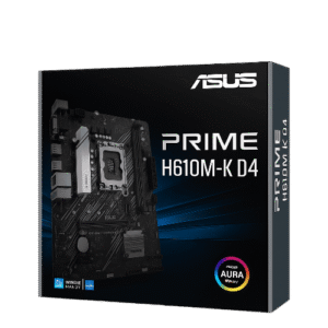 ASUS PRIME H610M-K D4 mATX Motherboard